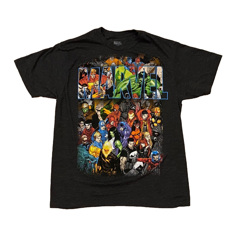 Marvel Super Hero Graphic Crew Neck TShirt